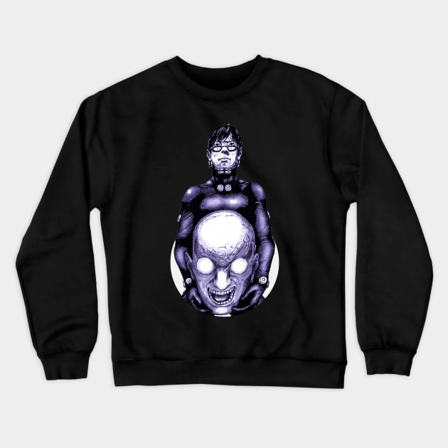 copslay wallpaper anime Crewneck Sweatshirt by Sparkledoom